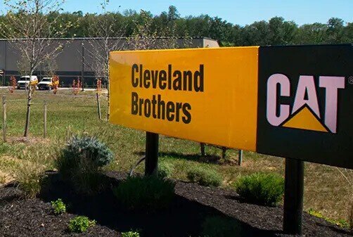 Cleveland Brothers CAT Sign